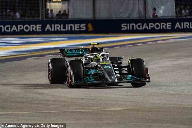 Der Mercedes-Fahrer trug den Nasenstecker im Training, ob er ihn im Qualifying trug, ist unklar