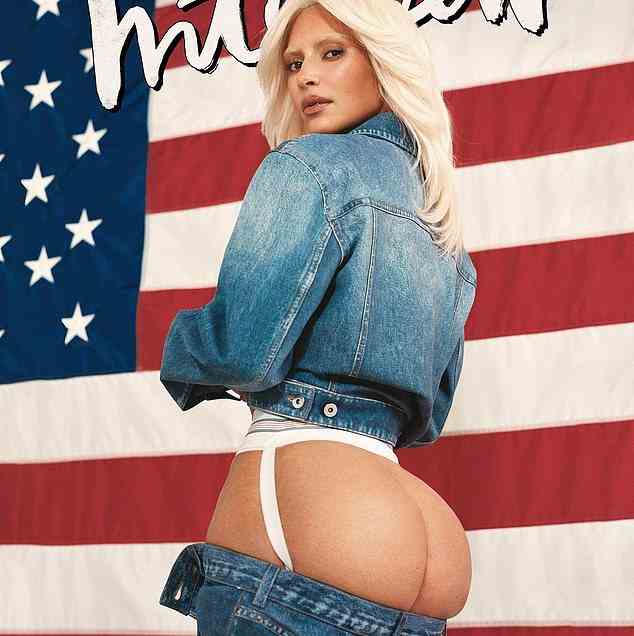 Pornhub schrieb weiter, dass Instagram es Mainstream-Prominenten und -Marken erlaube, explizite Inhalte ohne Auswirkungen zu posten.  Als Beispiel diente Kim Kardashian, die ein Bild von sich selbst auf einem Interview-Magazin-Cover mit vollständig freigelegtem Hintern veröffentlichte (im Bild).