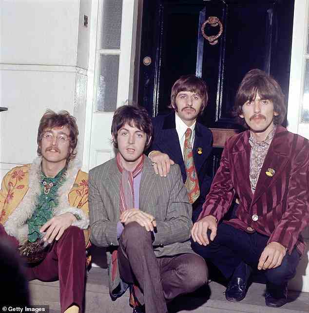 Die Beatles: (LR) John Lennon, Paul McCartney, Ringo und George Harrison (abgebildet 1967)