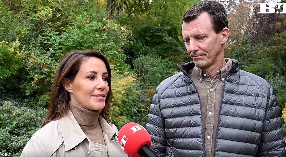 Prince Joachim and Princess Marie of Denmark (pictured) have admitted their relationship with Crown Prince Frederik and Crown Princess Mary is 'complicated' - and that they still haven't heard from Margrethe II after she stripped four of her grandchildren of their royal titles