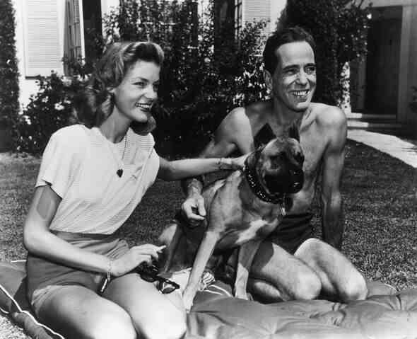 Lauren Bacall mit Ehemann Humphrey Bogart