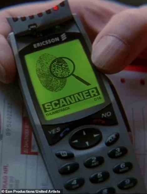 Bond's Ericsson JB988 was fitted with a biometric fingerprint scanner that he could then use to open fingerprint-identification locks