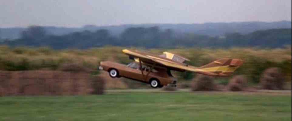 His AMC Matador Coupe transforms into a light airplane when wings, a flight tail unit and a turbine jet are attached, allowing him to fly '200 miles west of Bangkok' according to Bond