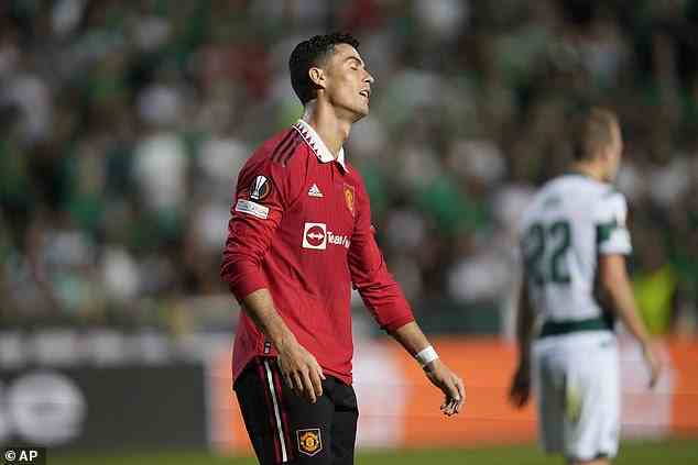 Ronaldo kommt in sechs Premier-League-Spielen im Durchschnitt auf etwas mehr als 34 Minuten pro Spiel