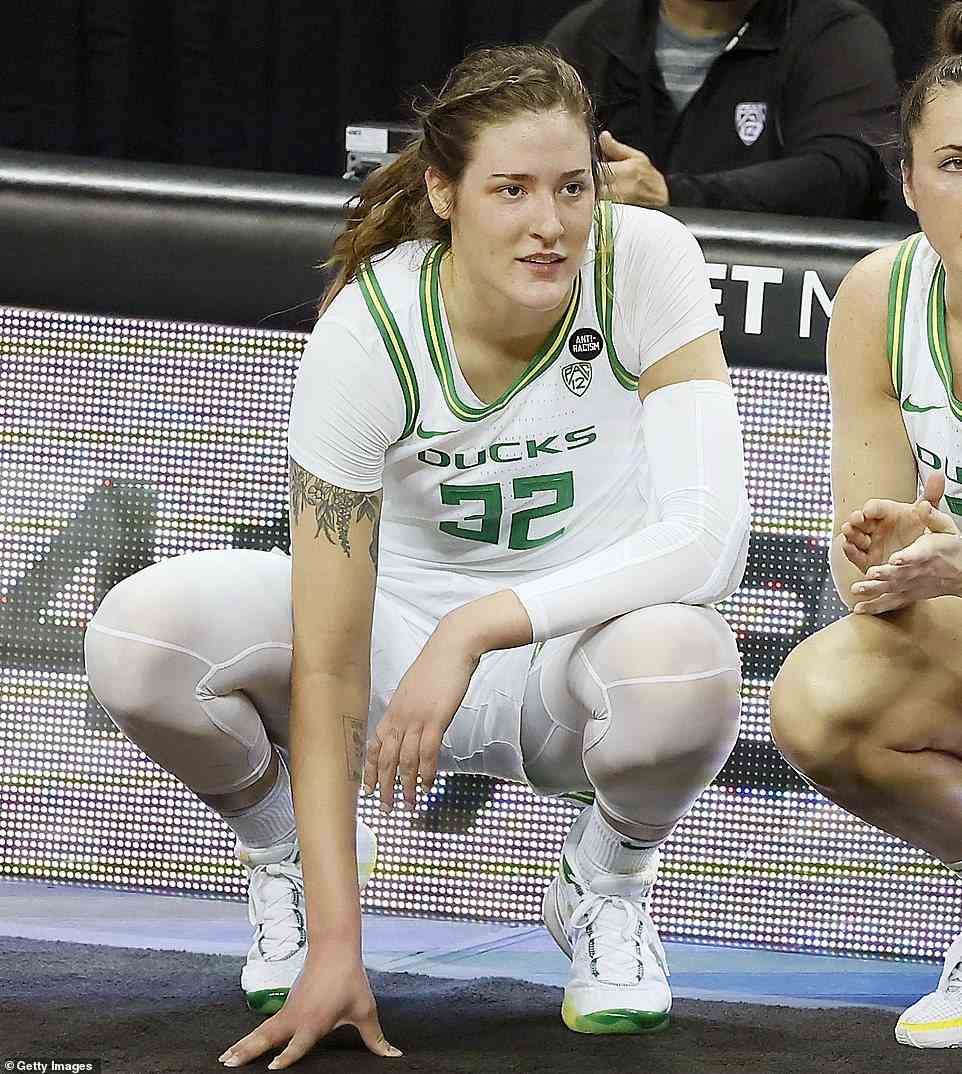 Sedona Prince, 22, plays for the Oregon Bucks after transferring from the University of Texas