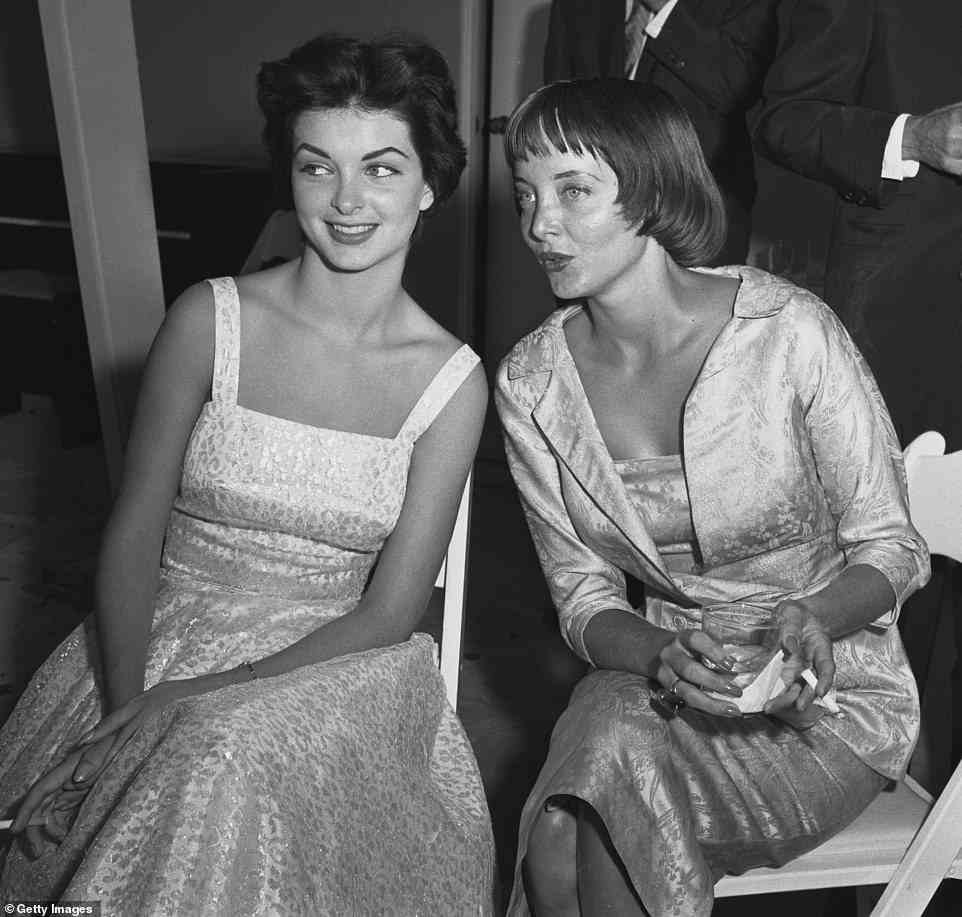 In 1957, Mary Leona Gage (pictured left), from Texas, was crowned as Miss USA - but later had her title revoked after officials found out she was secretly married. She later said the scrutiny she faced resulted in multiple 'suicide attempts'