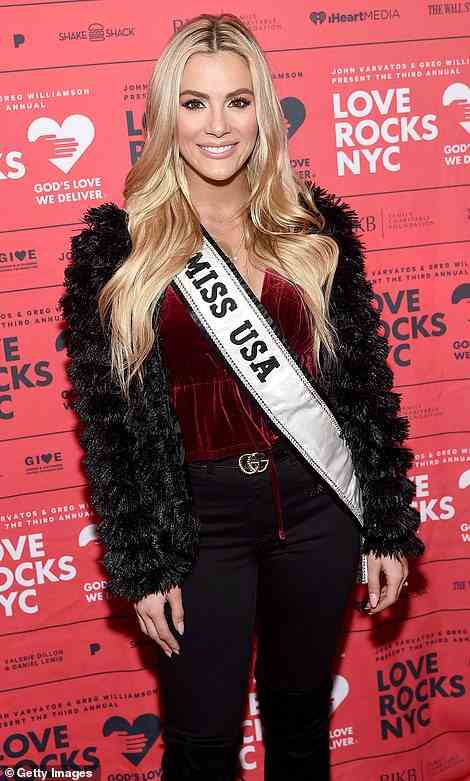 Other scandalous winners include Miss USA 2018 Sarah Rose Summers (pictured), who was seen mocking the way her fellow competitors spoke, and Miss USA 2006 Tara Conner, who was caught using cocaine eight months after her win