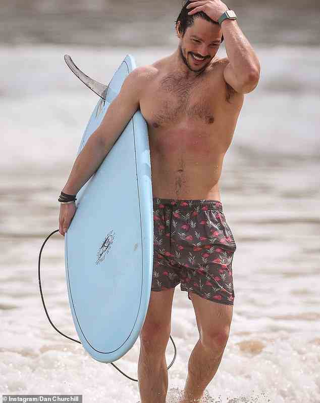 Dan, 33, zählt lustige körperliche Aktivitäten wie Surfen nicht als Trainingseinheit