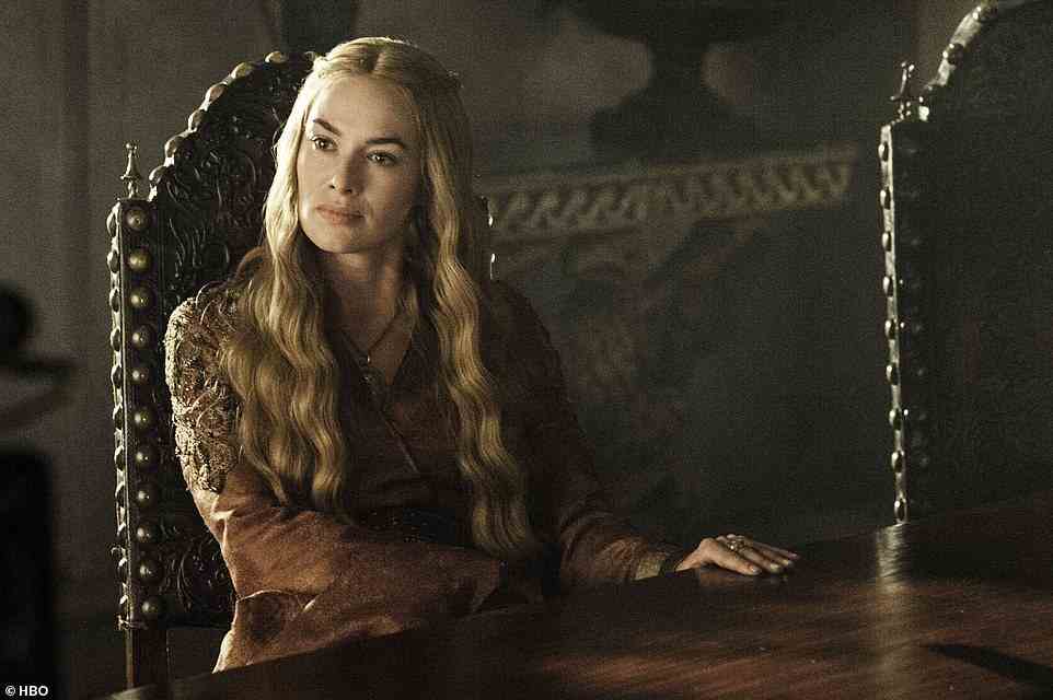 Alte Zeiten: Die britische Schauspielerin ist am besten bekannt für ihre Rolle als furchterregende Königin Cersei im HBO-Fantasy-Drama (im Bild)