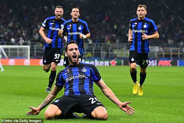 Inter Mailand ist dank des Sieges gegen Barcelona im San Siro am dritten Spieltag der Champions League in der vergangenen Woche Zweiter in der Gruppe hinter Bayern München
