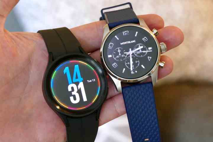 Die Galaxy Watch 5 Pro und die Montblanc Summit 5.