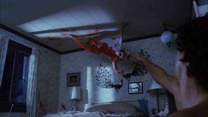 Tina is killed on the ceiling in A Nightmare on Elm Street.