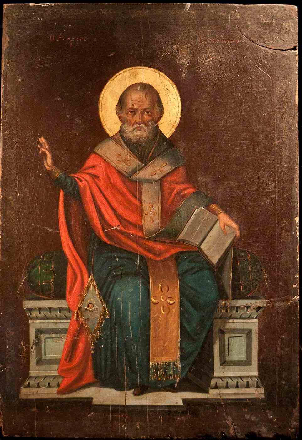 Der heilige Nikolaus, der zwischen 270 und 343 n. Chr. lebte, ist vor allem dafür bekannt, dass er Geld erbte, das er an die Armen verschenkte, und insbesondere die Geschichte, wie er drei Mädchen Säcke voller Gold schenkte, um sie vor einem Leben in der Prostitution zu retten