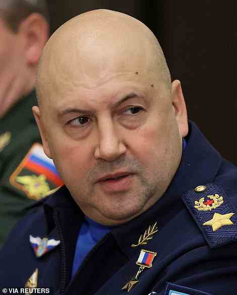 Head of Russia's armed forces Sergei Surovikin, known as 'General Armageddon' has been increasing missile attacks on Ukraine's energy facilities