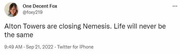 Die Nutzer der sozialen Medien reagierten mit Bestürzung auf die Nachricht, dass Nemesis vorübergehend schließt