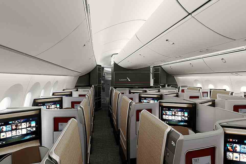 Die neuen Sitze, die von der in Seattle ansässigen Firma Teague entworfen wurden, werden 2024 mit der Ankunft der neuen Flugzeuge Airbus A321XLR und Boeing 787-9 Dreamliner (oben) eingeführt.