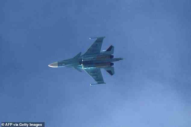 The Russian Su-34 which smashed into an apartment block last week in a huge fireball killing 15 people malfunctioned after seagulls entered the engine