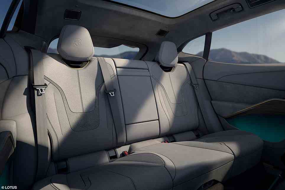 The more traditional rear bench means customers can seat three across the second row