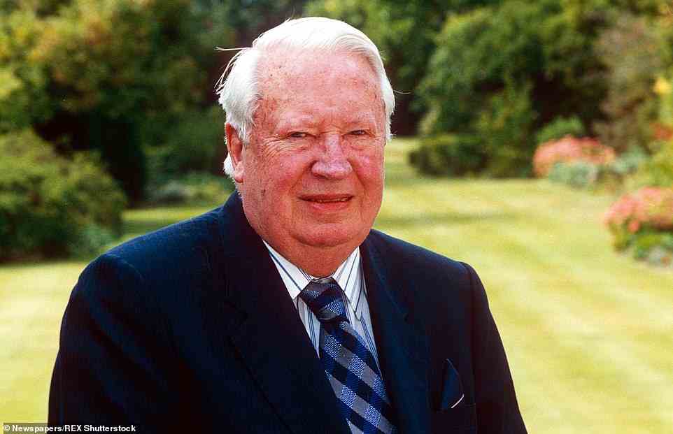 Pictured: Ted Heath, whose government was brought to its knees by the miners strike of 1974
