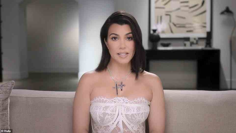 Press: Kourtney adds in confession that they are going on Jimmy Kimmel Live and press for the first season of The Kardashians all week, leading up to the premiere