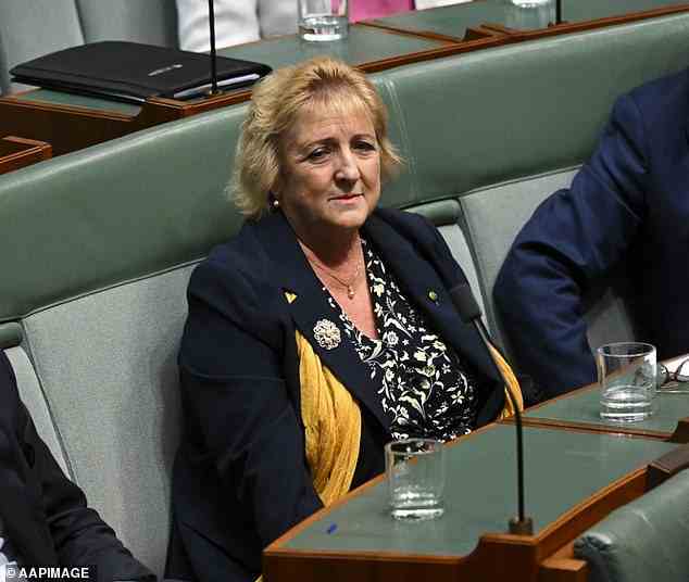Die liberale Nationalabgeordnete für Capricornia Michelle Landry (im Bild) verließ das Parlament am Donnerstag unter Tränen
