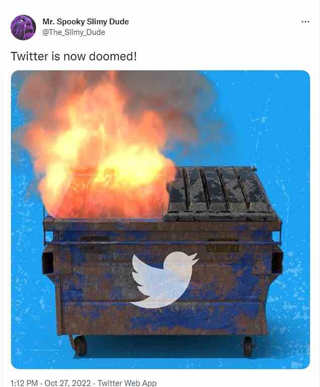The deal has not been welcomed by everyone, as one Twitter user believes the site  is now a dumpster fire