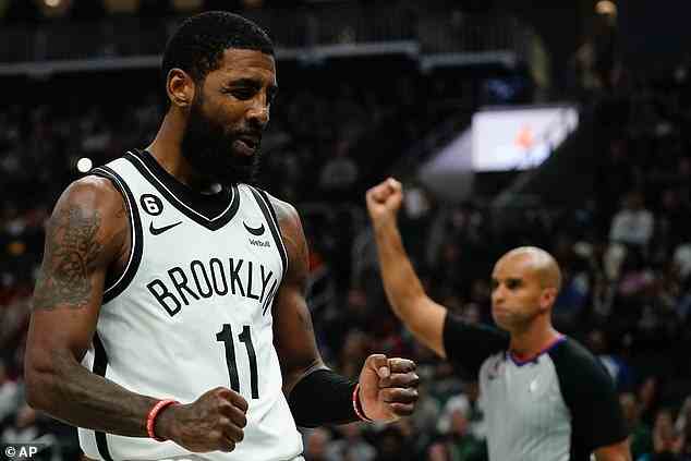 Nets Guard Kyrie Irving war in der Saison 2022-23 bisher hervorragend für die Brooklyn Nets