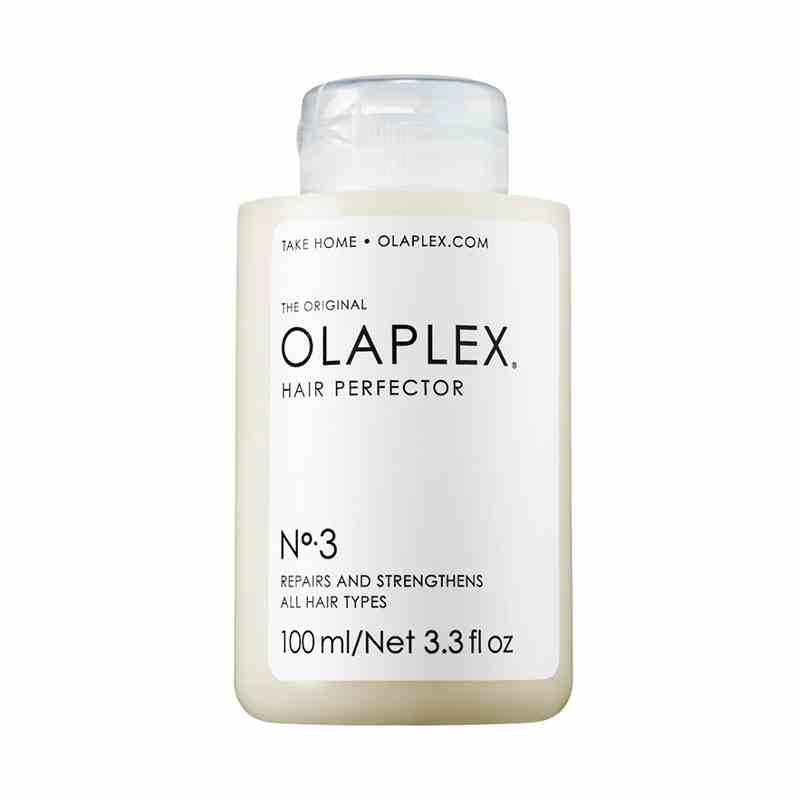 Olaplex Nr. 3 Hair Repair Perfector auf weißem Hintergrund