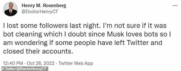 Another possibility is that Musk has already got to work at reducing the number of bots on the platform, said to make up 5 per cent of all user accounts.