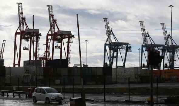 Liverpool-Docks in Merseyside