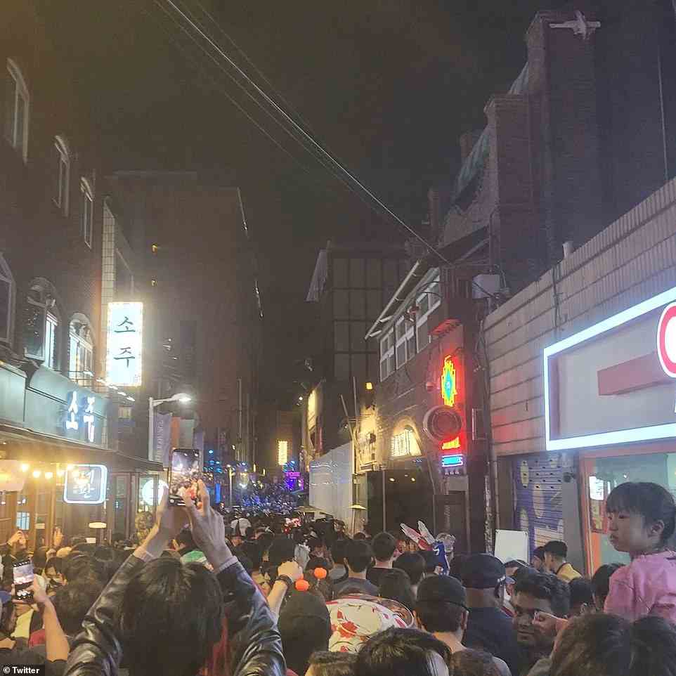 The Itaewon district is a popular hotspot for Halloween celebrations, especially this year as it was the first time the Halloween Festival could take place since 2019