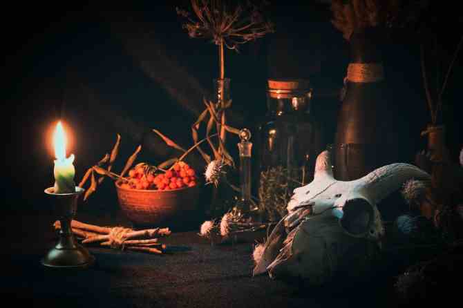 Samhain-Altar-Ritual für Halloween