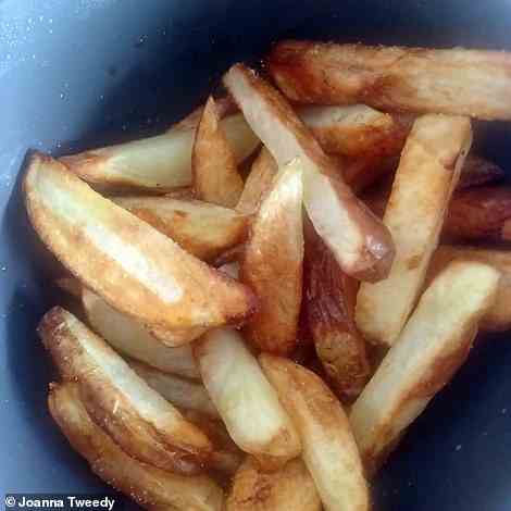 The chips turned out particularly well - healthier than your average fried chip...but really crispy