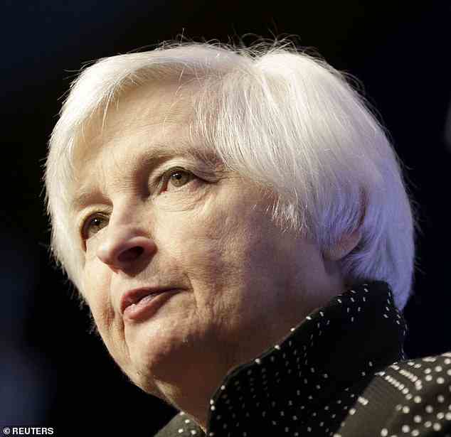 Sorge: US-Finanzministerin Janet Yellen, die kürzlich Kwasi Kwarteng bestraft hat