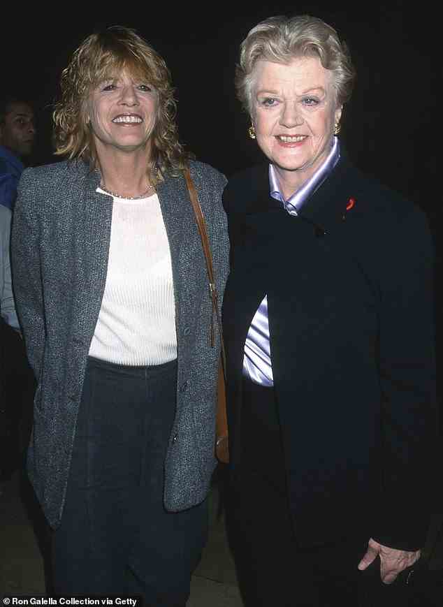 Angela Lansbury revealed to the Daily Mail in 2014 that her daughter Diedre (pictured; now 69) was briefly swept up in Charles Manson's circle in the 1960s; Lansbury and Diedre seen in 2000 in Beverly Hills