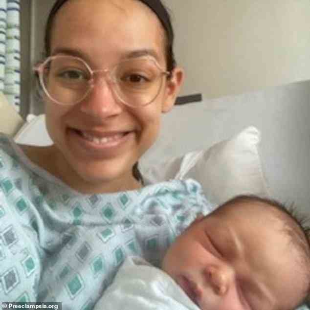 Lauren Smith, eine 32-jährige New Yorker Mutter, segelte durch eine einfache Schwangerschaft, abgesehen davon, dass sie sich in ihrem zweiten Trimester mit COVID infizierte.  Ein paar Tage nach der Geburt ihres Babys wurde sie mit Bluthochdruck ins Krankenhaus eingeliefert, wo Präeklampsie diagnostiziert wurde.  Die Ärzte glauben, dass der Zustand mit ihrer COVID-Infektion zusammenhängt