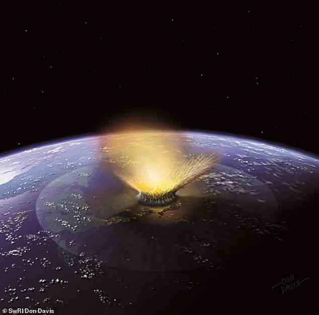 Asteroideneinschläge auf dem Mond vor Millionen von Jahren fielen mit einigen der größten Meteoriteneinschläge auf der Erde zusammen – darunter der, der die Dinosaurier auslöschte (Archivbild)