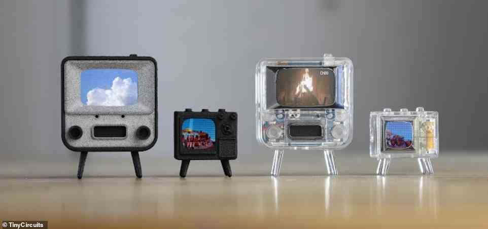 TinyCircuits, ein Elektronikunternehmen, hat seine neuesten Prototypen seiner TinyTV-Reihe vorgestellt, darunter einen mit einem 9,6-Zoll-Bildschirm (15 mm).