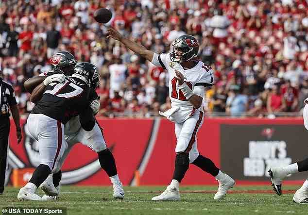 Tom Brady warf beim 21:15-Sieg gegen die Atlanta Falcons am Sonntag 351 Yards und einen Touchdown