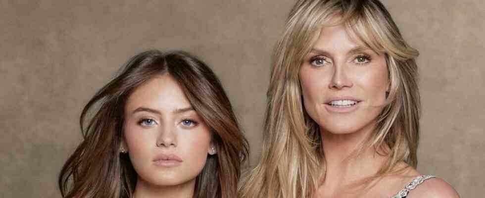 Heidi Klum Tochter Leni Klum Model Für Luxus Dessous Shooting