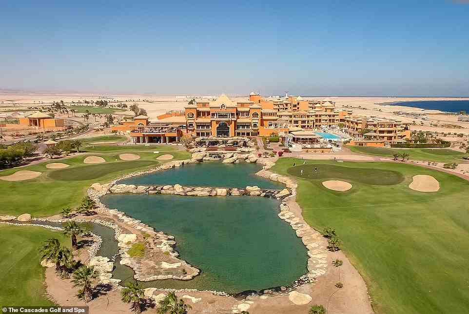 Ian Walker und seine Familie übernachteten im Cascades Golf Resort, Spa & Thalasso (im Bild) in der ägyptischen Soma Bay und stellten fest, dass es „viel zu mögen“ gab.