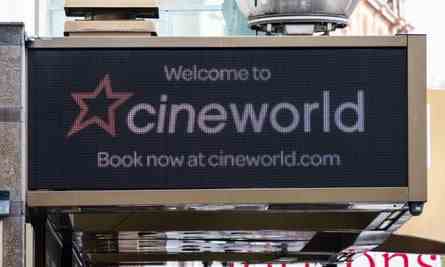 Ein Zeichen für die Kinokette Cineworld.