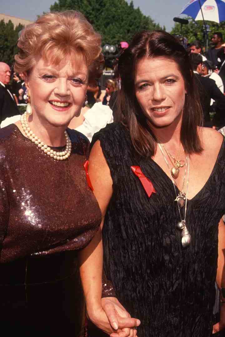 Angela Lansbury und Tochter Deirdre Shaw bei den Emmy Awards 1991.