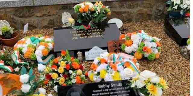 Bobby Sands Grab auf dem Milltown Cemetery