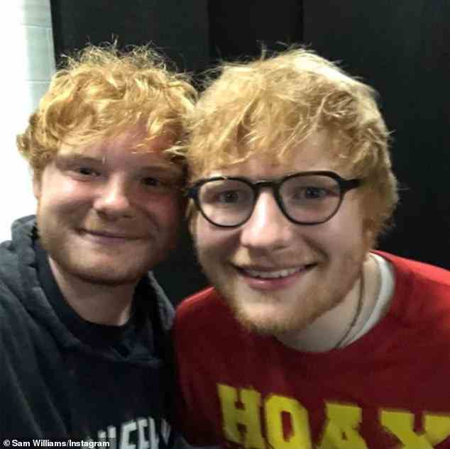 Unheimlich!  Judis Enkel (abgebildet im Jahr 2018) hat so viel Ähnlichkeit mit Ed Sheeran, dass der Star seine Sicherheit schickte, um Sam zu helfen, als er von Fans überfallen wurde, die glaubten, er sei Ed