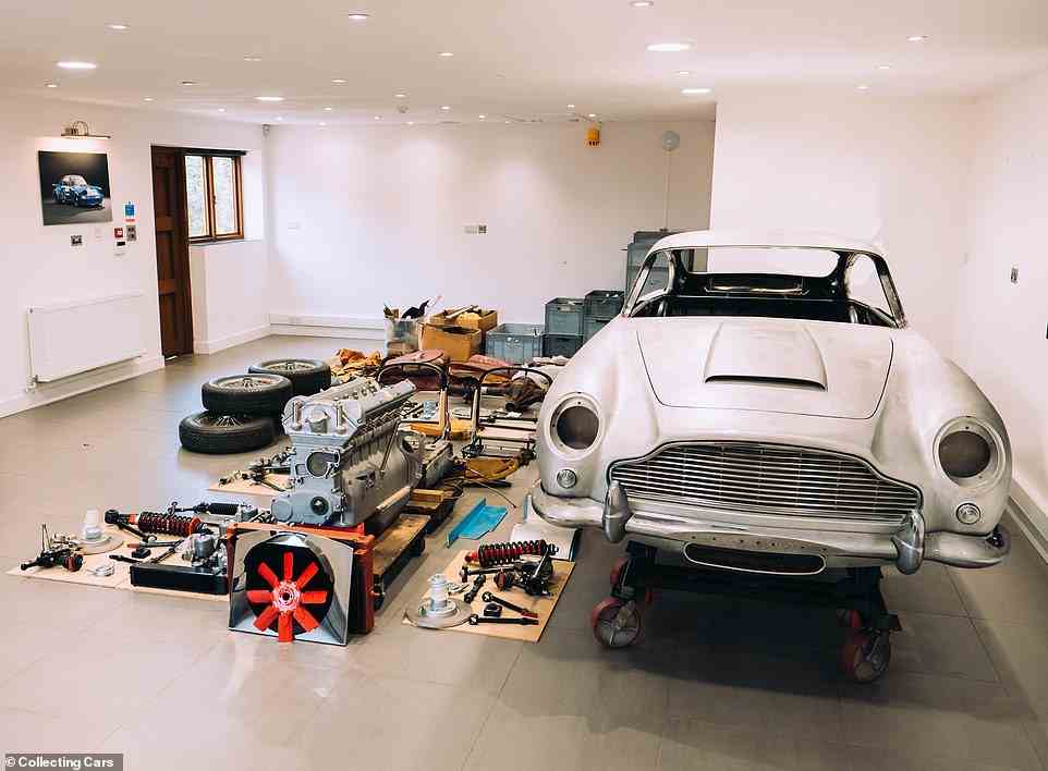 The seven-day online auction for the dismantled 1964 Aston Martin DB5 started last week and ended on Tuesday evening