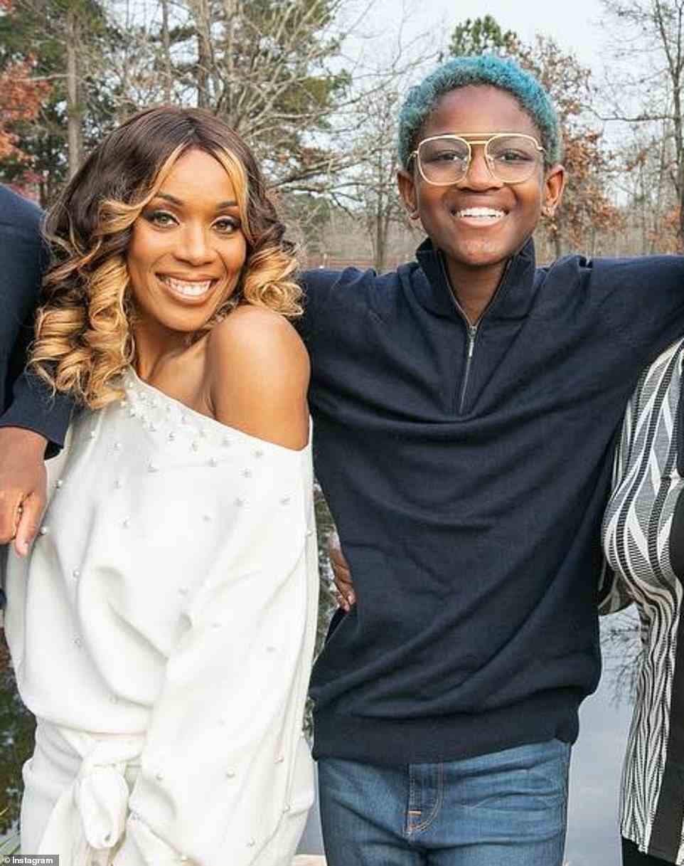 In her filing, Siohvaughn (seen with Zaya) cited a conversation in April during which she claimed that Dwyane told her 'that a lot of money had been already made and that additional money will be made in relation to our child’s name and gender issue'