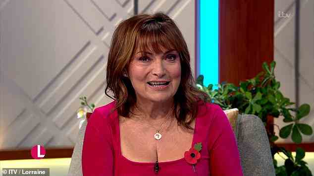 Regelmäßig: Lorraine ist jetzt ein bekannter Name mit ihrer regelmäßigen selbstbetitelten ITV-Morgenshow