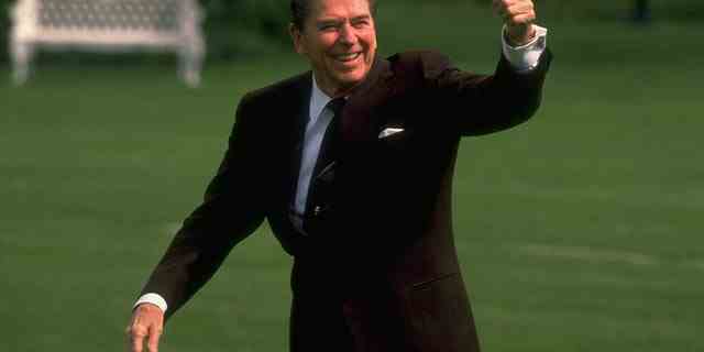 Ronald Reagan wurde zum 40. Präsidenten der Vereinigten Staaten gewählt.