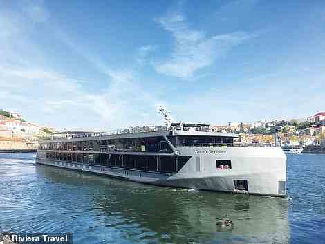 Die meisten der 105 Gäste an Bord der Douro Splendor (oben) sind Briten im Ruhestand, verrät Sara